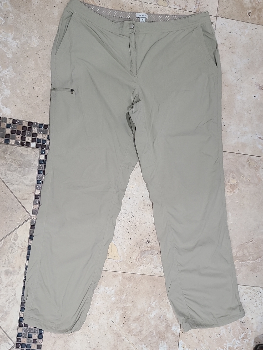 L.L. Bean Women’s Tan Track Joggers
